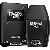 Drakkar Noir By Guy Laroche - Iconic Designer Fragrance - Intense & Powerful Eau de Toilette - Fougere Blend & Aromatic Spices - Long Lasting Mens Cologne - Day and Evening Scent