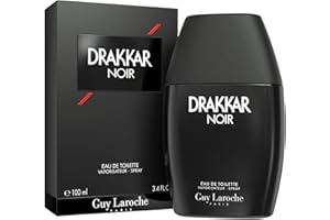 Guy Laroche Drakkar Noir Iconic Designer Fragrance - Intense & Powerful Eau de Toilette - Fougere Blend & Aromatic Spices - Long Lasting Mens Cologne - Day and Evening Scent