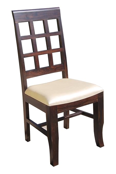 Murliwala Neo Rostov 2-Set Dining Chair with Upholstery (Brown)