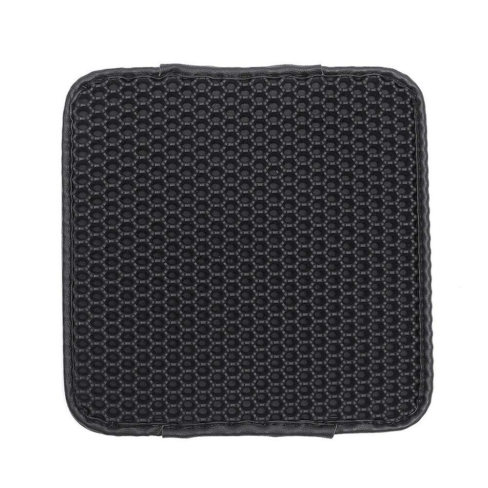 Almabner Cat Litter Mats Trapping Pads, EVA Honeycomb Double Layer Trapper Anti Slip Non Toxic Waterproof Slim Cat Litter Mat, Foldable Pad for Decentralized Control for Litter Box