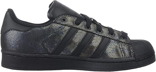 black iridescent adidas