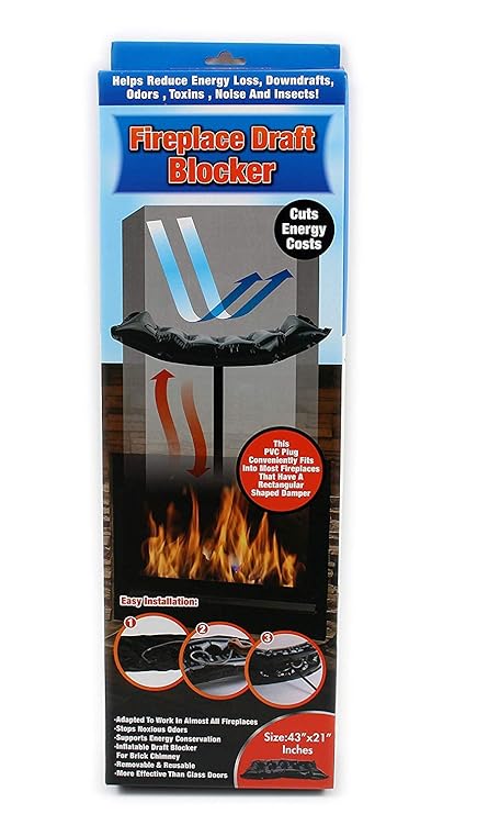 Guaranteed4less Fireplace Fire Chimney Draft Blocker Balloon
