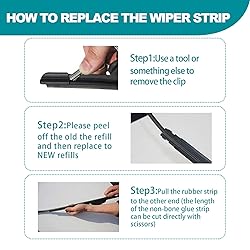 4Pcs Automotive Replacement Windshield Wiper