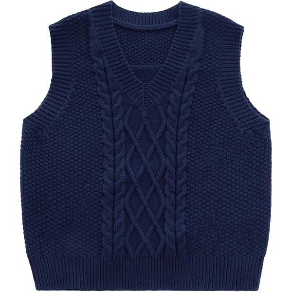 トップス UNIFORM EXPERIMENT COTTON CABL KNIT VEST Amazon.com: JSTEX Boys Sweater Vest 100% Cotton Kids Uniform