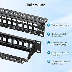 Cable Matters Rackmount or Wall Mount 1U 24 Port