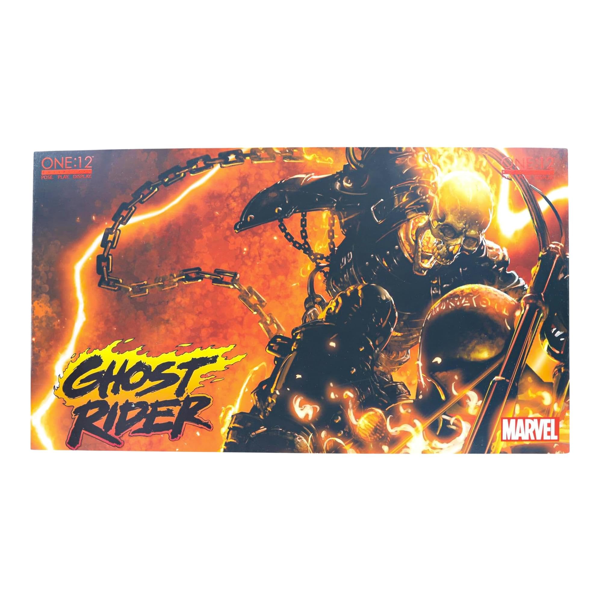 Marvel Ghost Rider Actionfigur Mit Hell Cycle – Licht- & Soundeffekte, Beweglich | Unisex Sammlerfigur