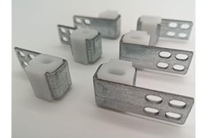 Hoowen Upholstery Furniture Spring Clips, EK, S Clips, Plastic Sleeve Insulated Sofa Couch (12)