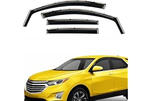 AEROGUYS Extra Durable Window Deflectors in-Channel Window Visors Rain Guards Fit for Chevrolet (Chevy) Equinox 2018-2024, Sun Visors, Wind Vent for Shades, Exterior Car Accessories - 4pcs. AG0008