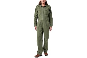 Lucky Brand Womens Women's Canvas Work CoverallsWork Utility Coveralls