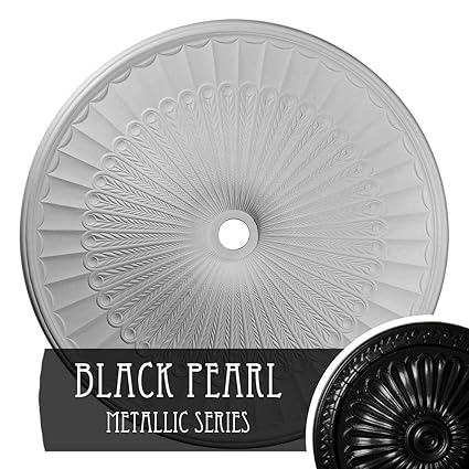 Ekena Millwork Cm51glbps Ceiling Medallion Black Pearl Amazon Com