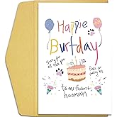 Qiliji Funny Birthday Card from Dog Cat, Happy Birthday Card for Pet Owner, Humorous Birthday Card for Dog Mom Fur Dad, Cute Bday Greeting Card for Him Her