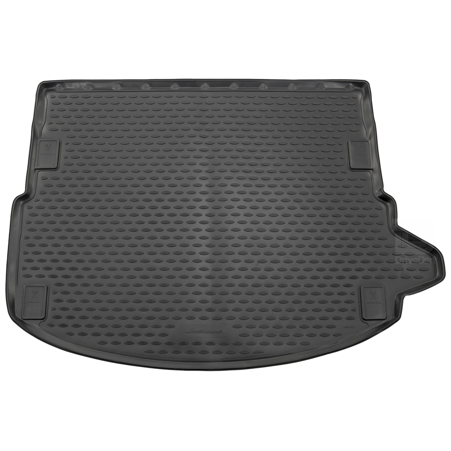 Novline MAT209 Custom Tailored Fit Black Rubber Boot Liner Mat (without adaptive Mounting System in the Boot)