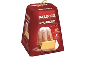 バロッコ Balocco: "Pandoro" Christmas cake, Traditional Recipe 26.4 Ounces (750g) Package [ Italian Import ]