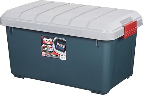 Amazon Co Jp アイリスオーヤマ 収納 Box 615 375 330 Rvbox 600 グレー ダークグリーン ホーム キッチン