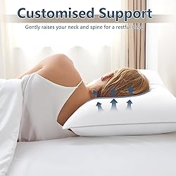 CozyLux Pillows Queen Size Set of 2, Hotel Quality