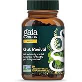 Gaia Herbs Gut Revival, 60 Vegan Capsules, 60 Servings | Herbal Supplement to Support Healthy Gut Lining, Made with AstraGin, Gotu Kola, Jujube &amp; More, Free from Dairy, Soy &amp; Gluten*