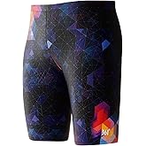 361° Swim Jammers for Men, Pro Racing Training Swimsuit, Chlorine Resistant Endurance Mens Swim Suit Swimwear Tech Pant
