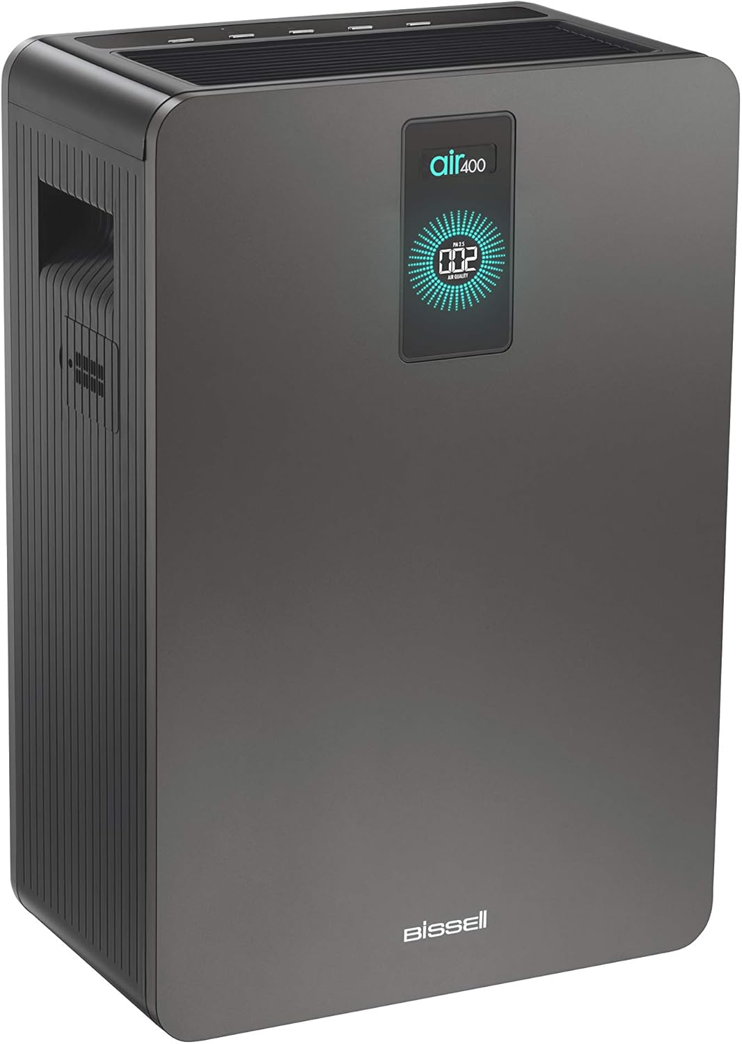 Bissell air400 Smart Purifier with High Efficiency and Carbon Filters for Large Room and Home, Quiet Bedroom Air Cleaner for Allergies, Pets, Dust, Dander, Pollen, Smoke, Hair, Odors, Auto Mode, 24791