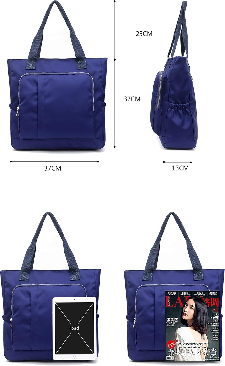 multi pocket beach bag