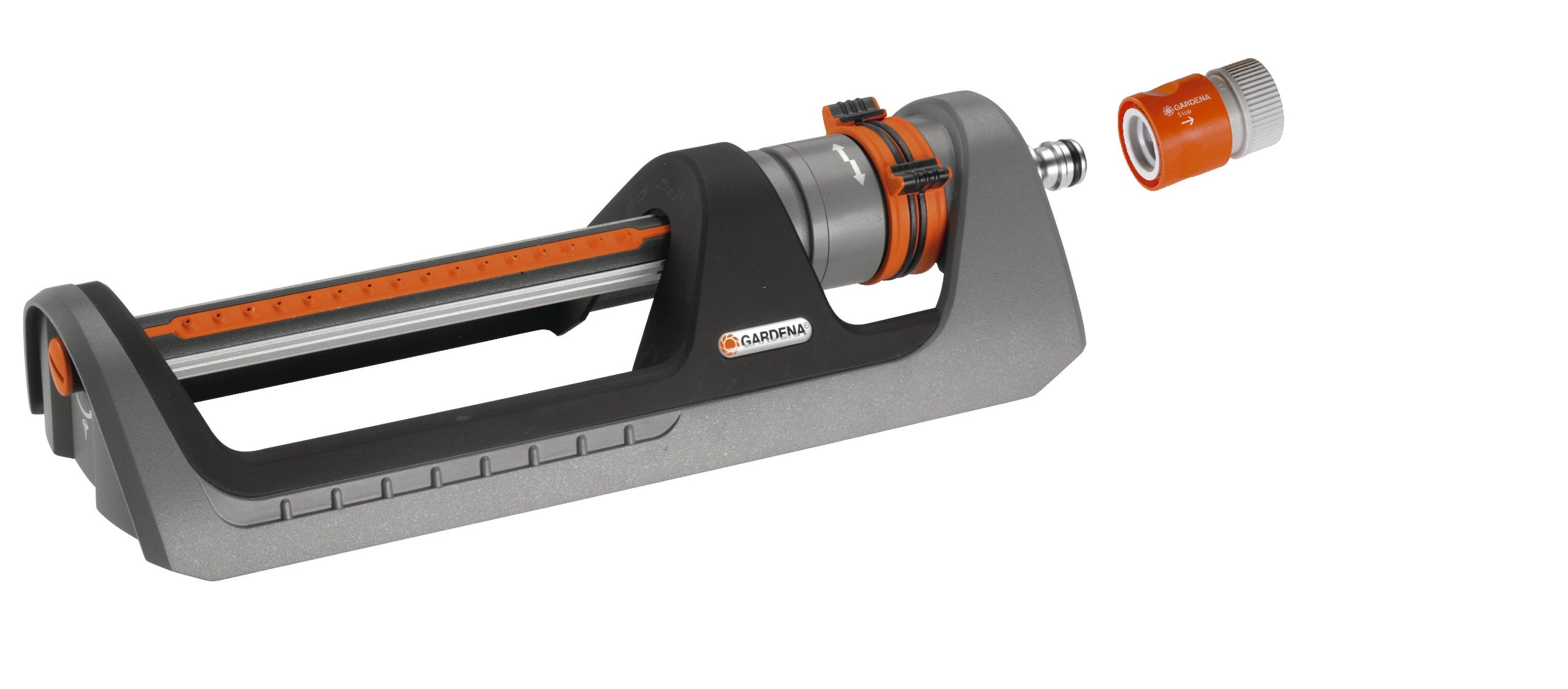 Gardena Oscillating Sprinkler Premium 250 Grey Black Orange 30xx Cm Buy Online In Aruba At Desertcart