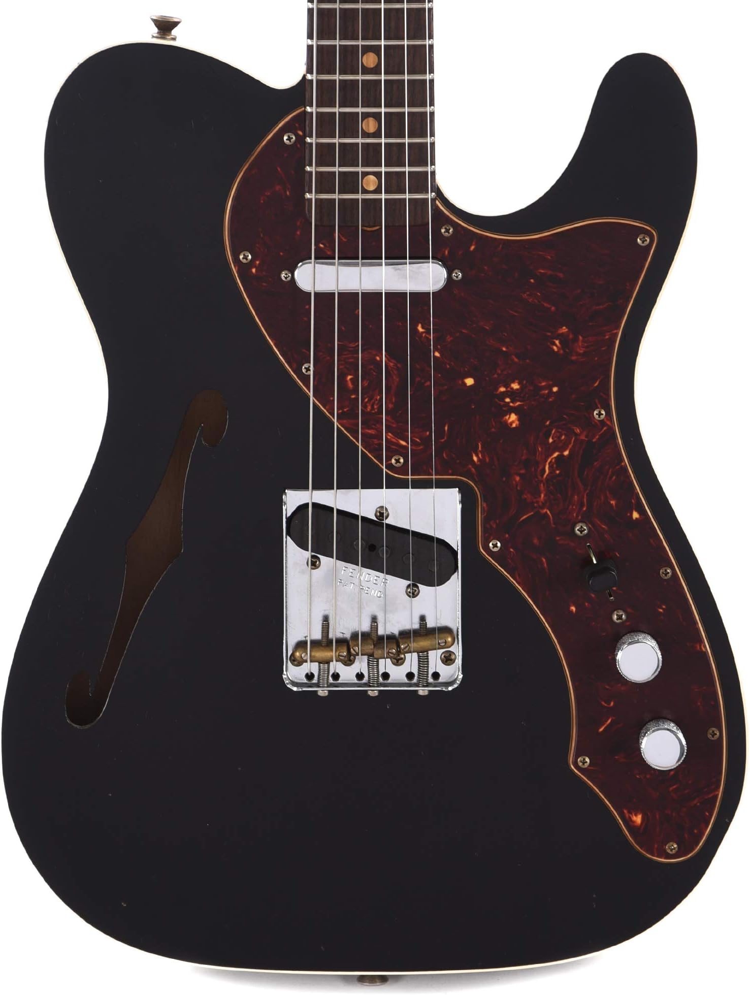 Fender CS Limited Edition '60s Telecaster Thinline Custom Journeyman RW Aged Black