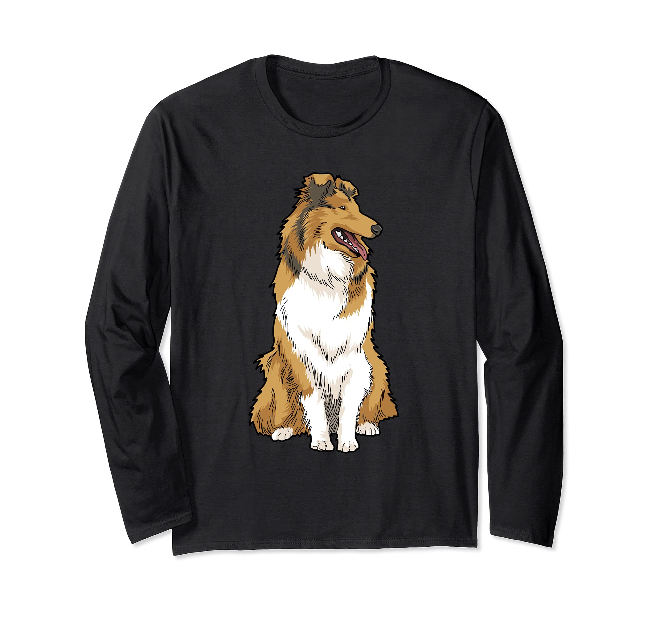 Rough Collie Dog Breed Dogs Gift Idea Long Sleeve T-Shirt