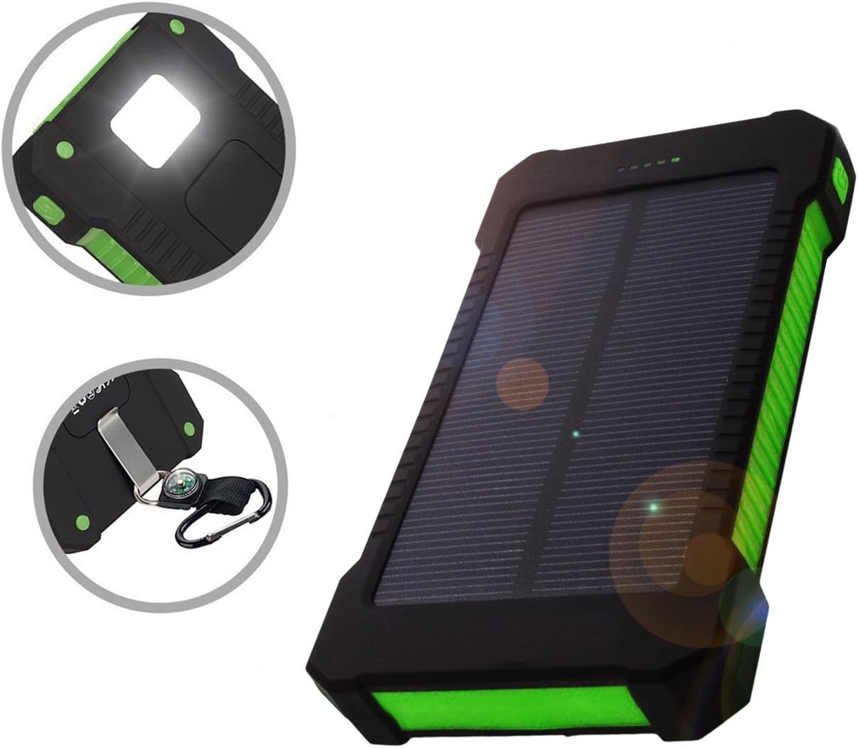 STARVAST 10000mAh Solar Battery Charger, Outdoor Waterproof