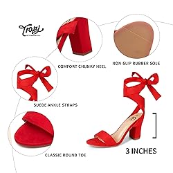 Trary Red Heels for Women, High for Heels Women