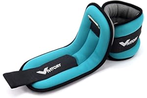 Vivitory Ankle Weights for Women & Men, Leg Weights from 2.2 to 6.6 Lbs Per Pair, Arm Weights, Ankle Wrist Weights Set for Strength Training, Jogging, Gymnastics, Aerobics, Physical Therapy