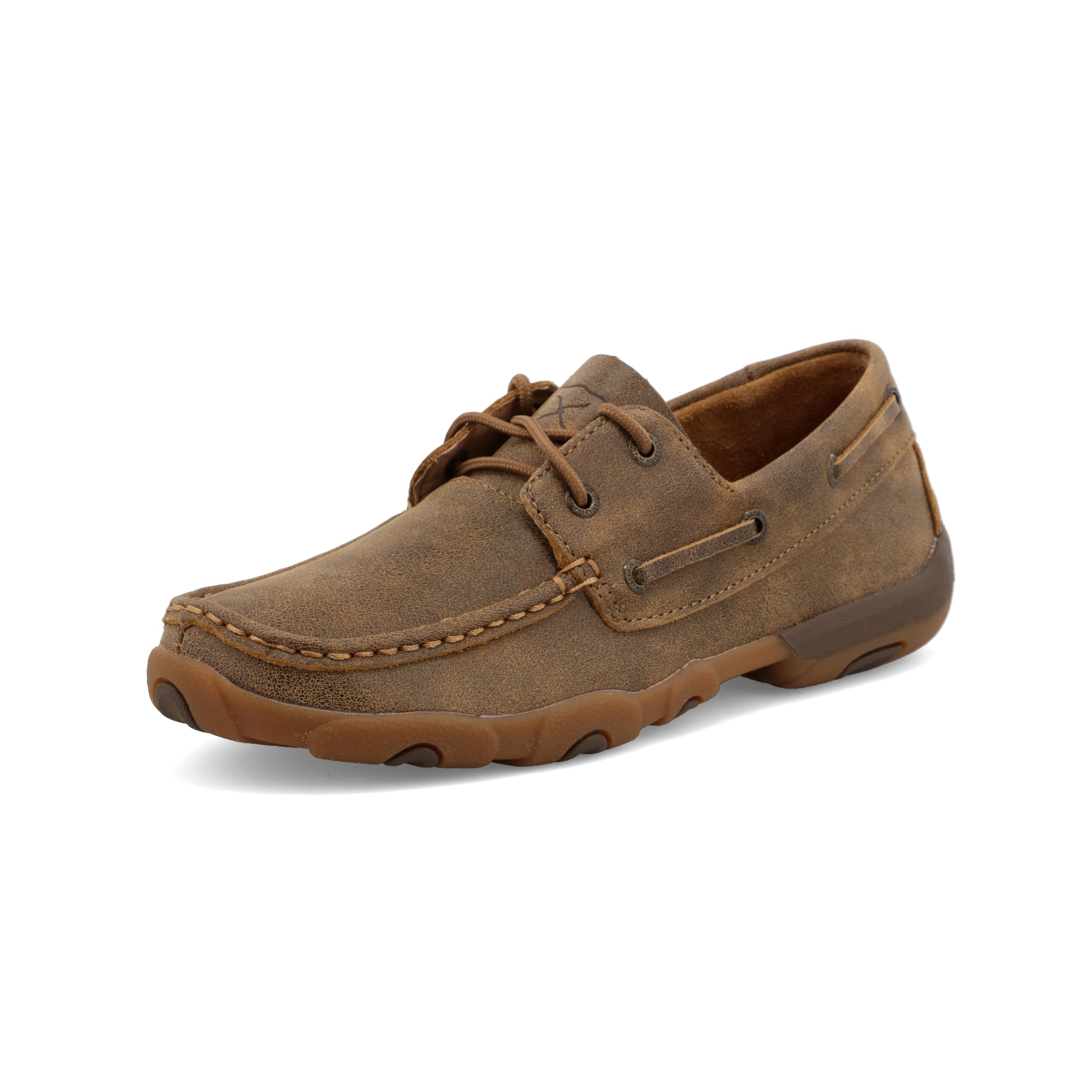 Twisted X Women's Boat Shoe Driving Moc, Moc Toe, Bomber, 5.5 W Image