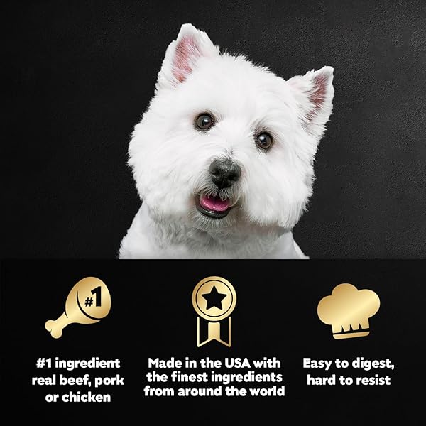CESAR LOAF IN SAUCE WET DOG FOOD ROTISSERIE CHICKEN, FILET MIGNON, ANGUS BEEF, AND HAM & EGG FLAVORS VARIETY PACK, WET FOOD FOR DOGS, 3.5 OZ EASY PEEL TRAYS, 24 COUNT