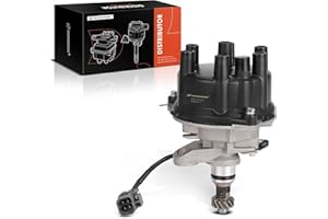 A-Premium Ignition Distributor with Cap and Rotor Compatible with Nissan Pathfinder 1990-1995, Quest 1993-1998, Pickup 1995, 