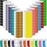 Tudomro 12000 Pcs Paper Wristbands for Events Arm Hand Lightweight Neon Colored Concert Party Wristbands Adhesive Paper Bracelets Waterproof(Colorful)