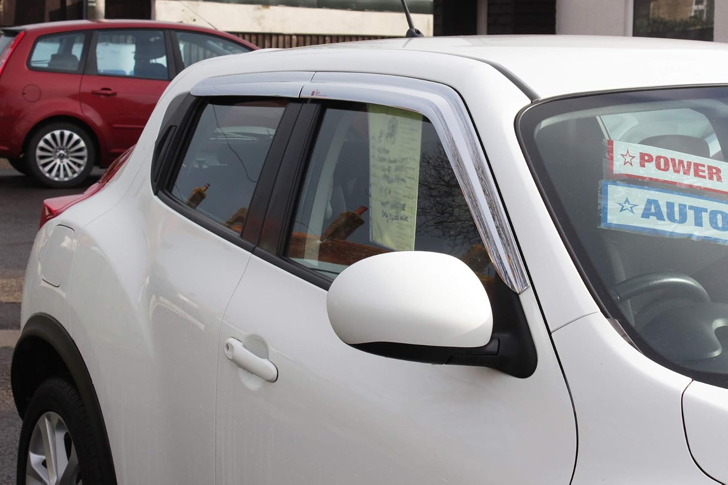 Haibak Wind Deflectors For Nissan Juke 2010-2019 5-Door – 4-Piece Set (Gloss Black)