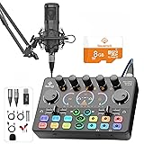 Podcast Equipment Bundle, +8GB Memory Card, Audio