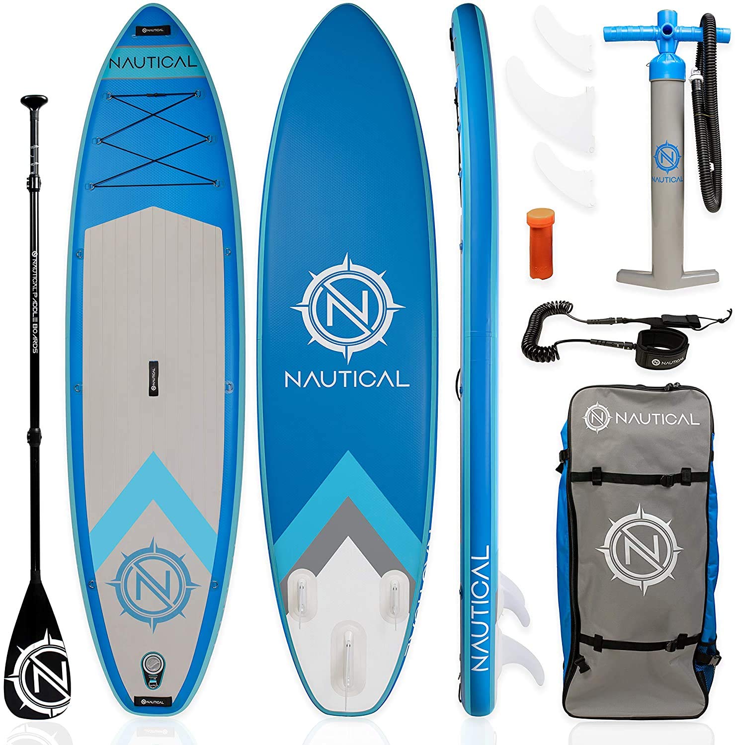 Buy iROCKER Nautical Inflatable Paddle Board Blue (2020) Online at