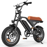 AYOLNY Electric Bike for Adults, 1500W Peak 16''Fat Tire E Bike, 56 Miles | Top 20+ Mph, 36V 10.4AH Removable Battery ,Dual Suspension , Hydraulic Brakes , Suitable for Commuters and Off-Road Cyclists