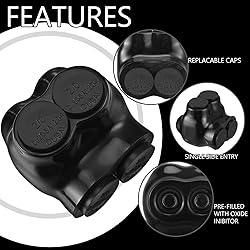 Saysurey 10 Pcs Insulated Multi Cable Connectors 2
