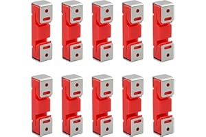 10 Pack Red Sound Isolation Clips-Full Rubber Sound Blocking Clips for Resilient Channel, Reduce Noise in Home/Office/Apartme