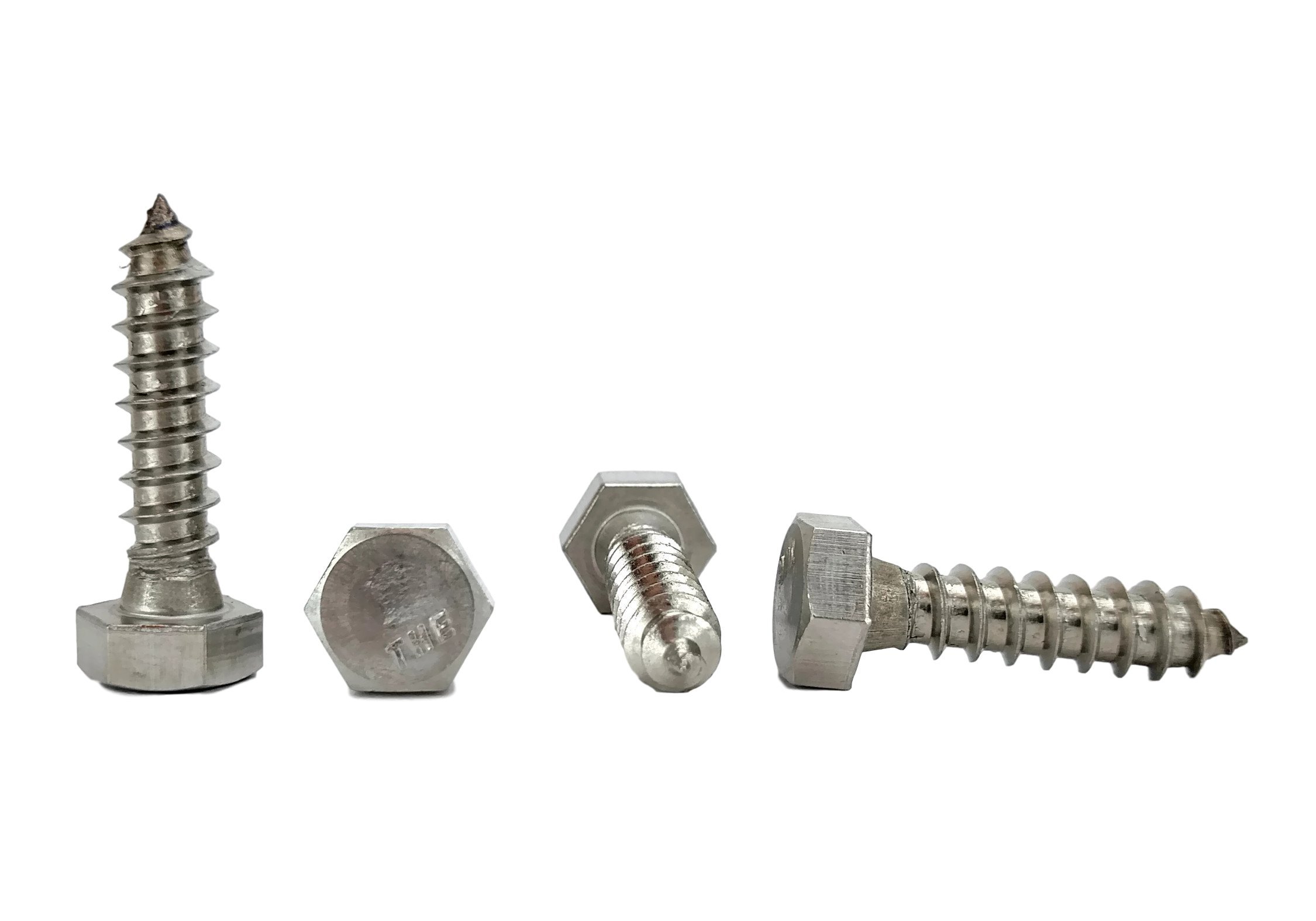 Chenango Supply Stainless 5/16 x 1-1/4inches Hex Lag Screw (1inches to 5inches Lengths Available in Listing), 18-8 Stainless Steel, 25 Pieces (5/16 x 1-1/4