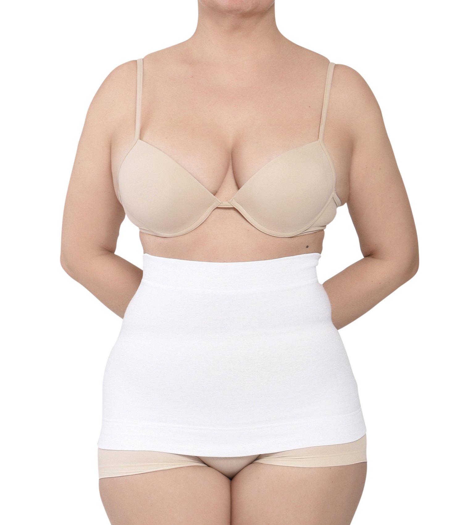 Elastic Cotton Thermal Waist Girdle, 986, Unisex 4°(media 44/46) BIANCO