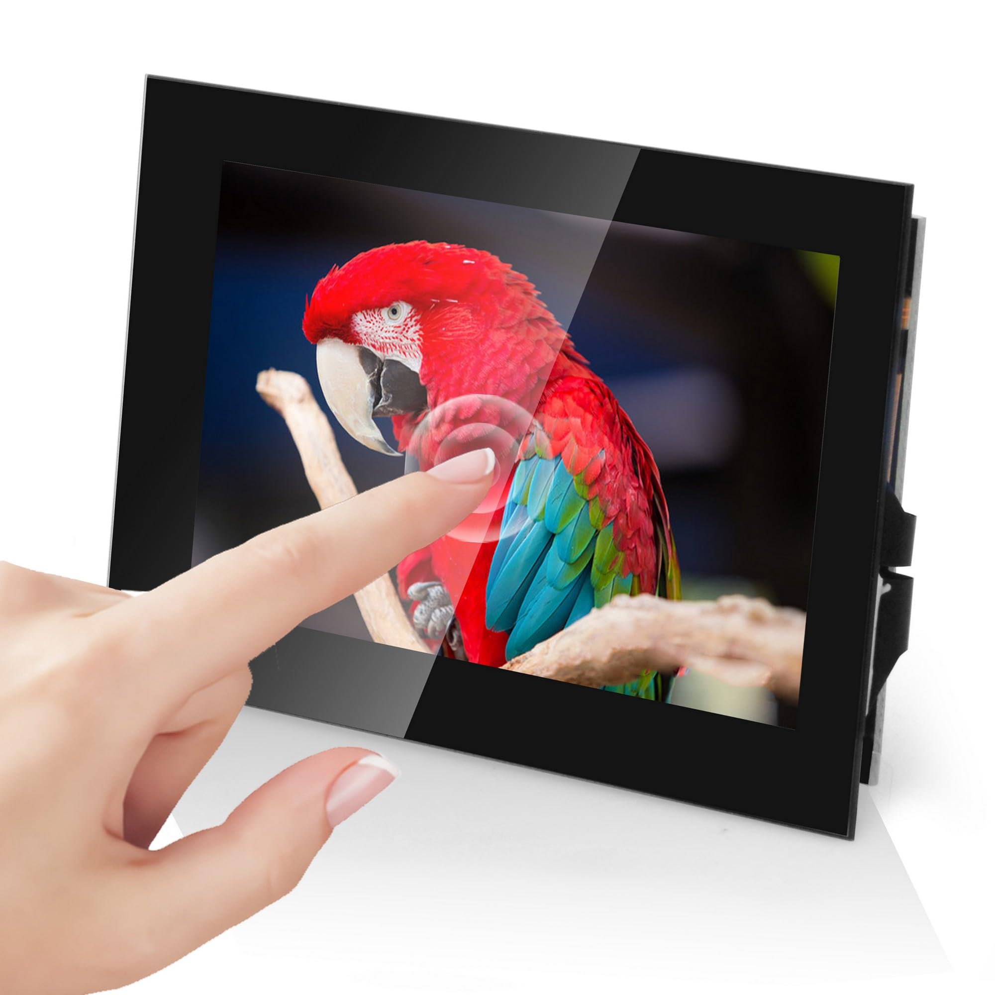 OSOYOO 3.5 Inch DSI Touchscreen for Raspberry Pi 5 4 3B+ | 800x480 IPS Capacitive Display | No GPIO/HDMI Occupied | 170° Wide View Mini Monitor | Plug & Play for Raspberry Pi OS