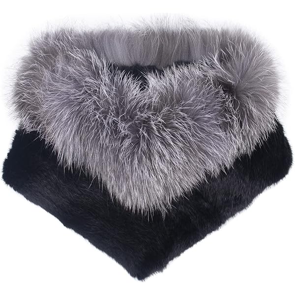 BOONJOVIA Unisex Winter Warm Real Mink Fur Scarf, Neck  display picture 3