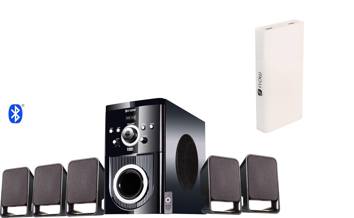 flow buzz 5.1 bluetooth multimedia speaker