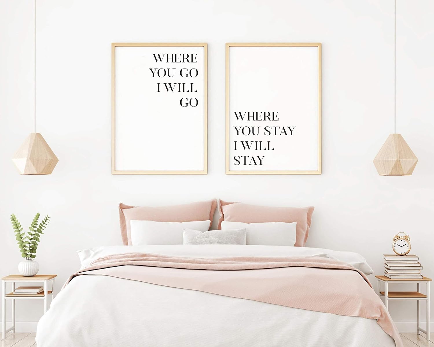Malertaart Where You Go Wall Art Where You Stay Print Bedroom Wall