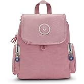 Kipling Women's Ebba Small Backpack, Dual Carry Handles, Monkey Keychain, Nylon Large Bag