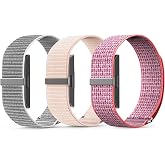 TiMOVO 3 Pack Nylon Sport Straps Compatible with Hume Health Band | Soft Breathable Nylon Sport Loop Straps, Adjustable Fit, Sweat Resistant, Wristband for Hume Health Men Women Fitness Tracker