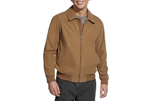 Dockers Mens Micro Twill Golf Bomber Jacket