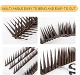 OFFO Bird Spikes High 10cm Pigeon Deterrent 12m Brown view 6