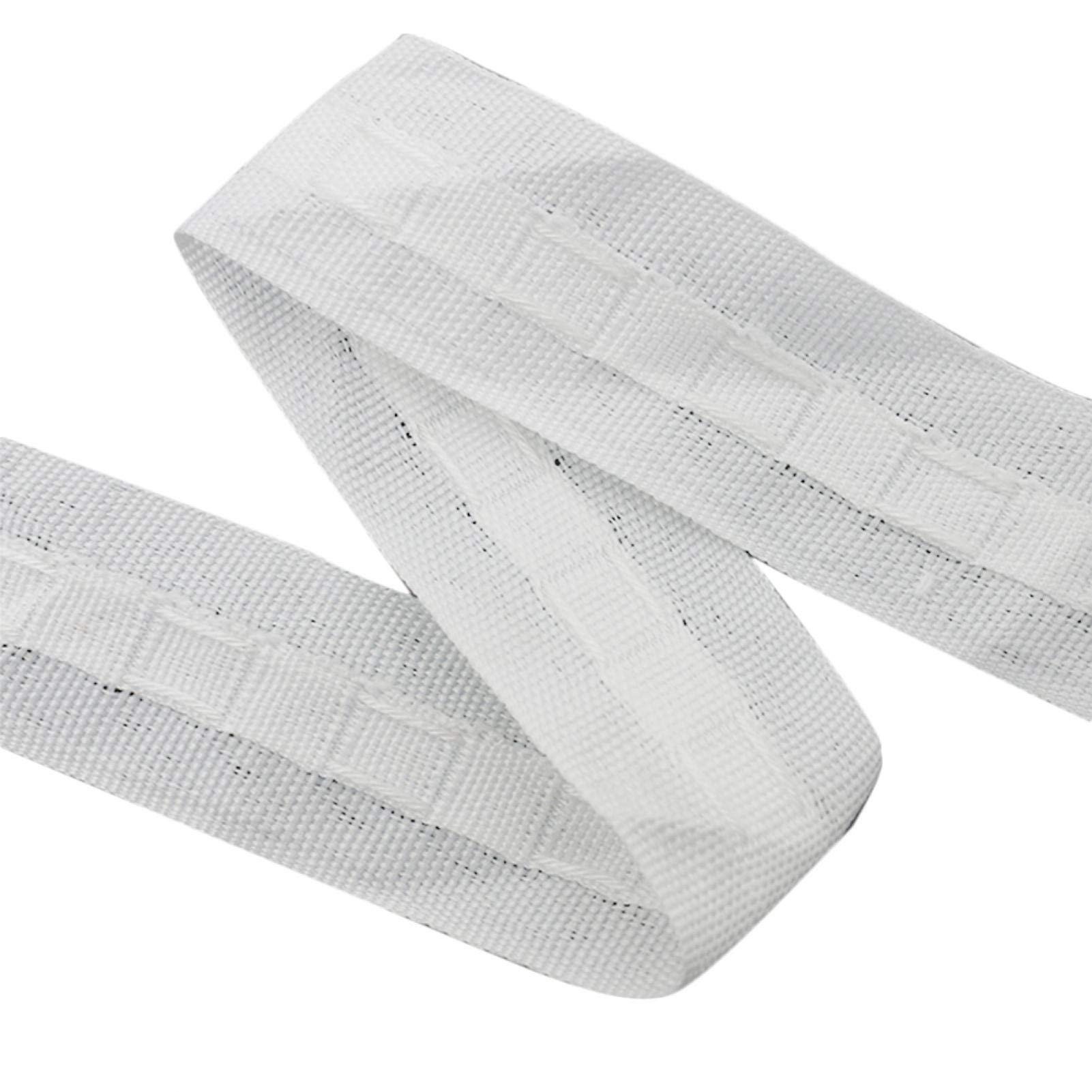Photo 1 of EMVANV Knitted Curtain Heading Tape, 30mx3cm Curtain Heading Tape Narrow No Odor Strong Toughness Pleat Craft Curtain Linings